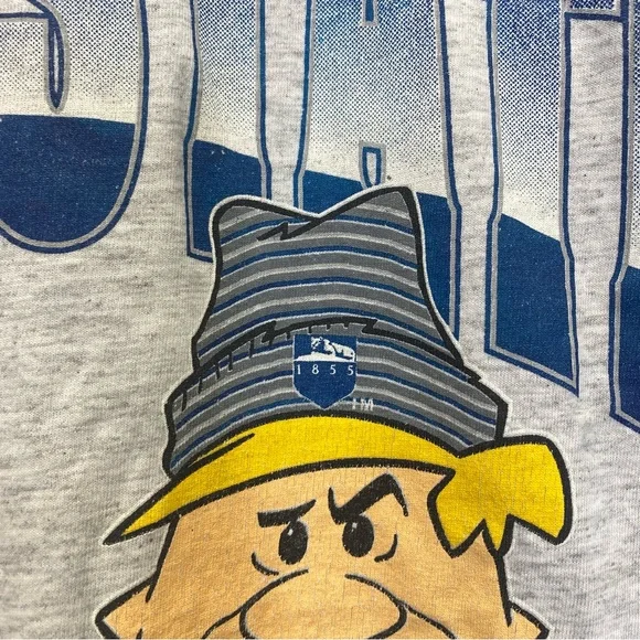 Penn State Nittany Lions Vintage 1994 Flintstones Graphic T-Shirt Single Stitch